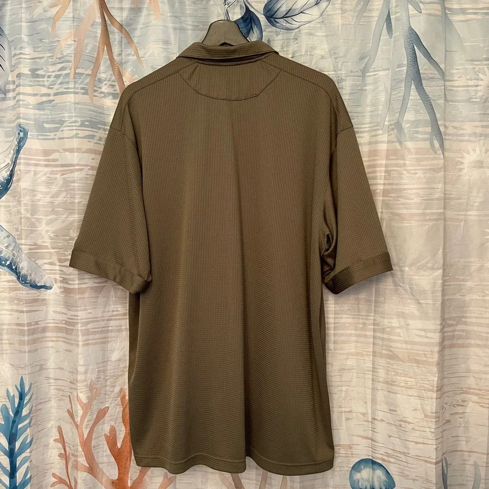 Adidas Climalite NC State Wolfpack Button Down Shirt Mens XL Olive Green 266082